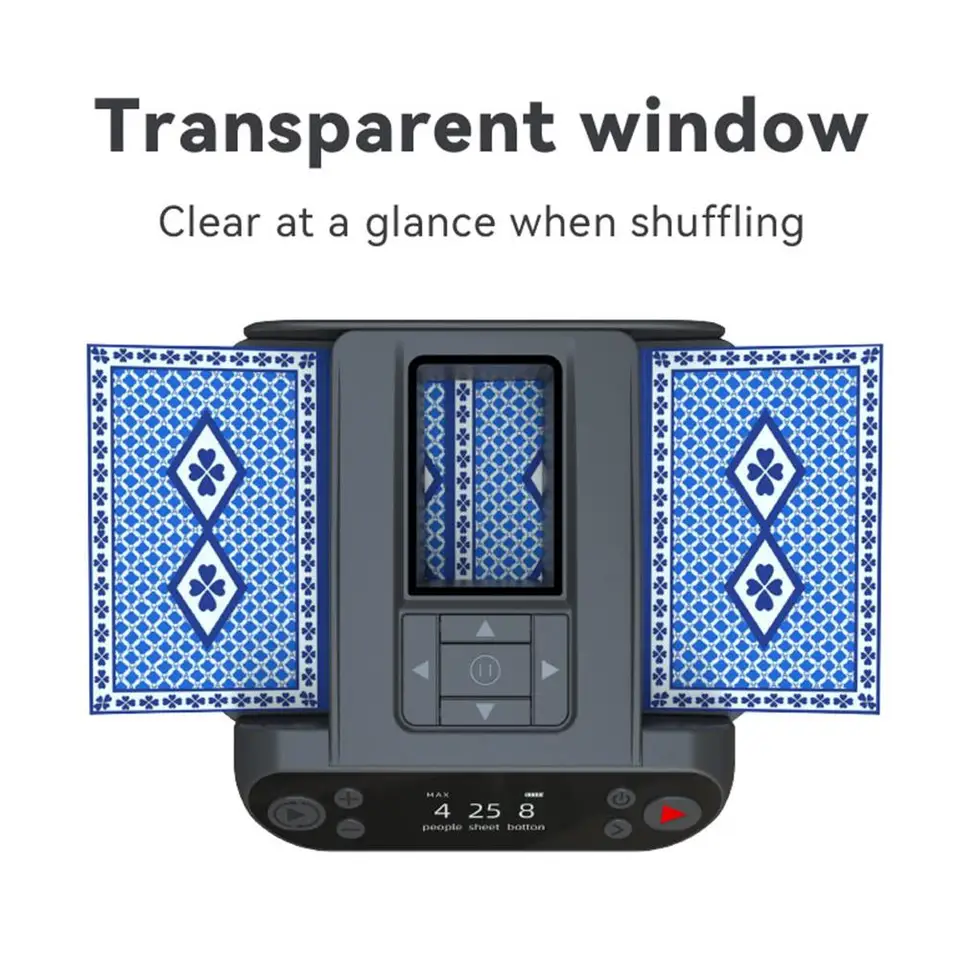 自動カードディーラーマシン 360 ° 回転カード シャッフル