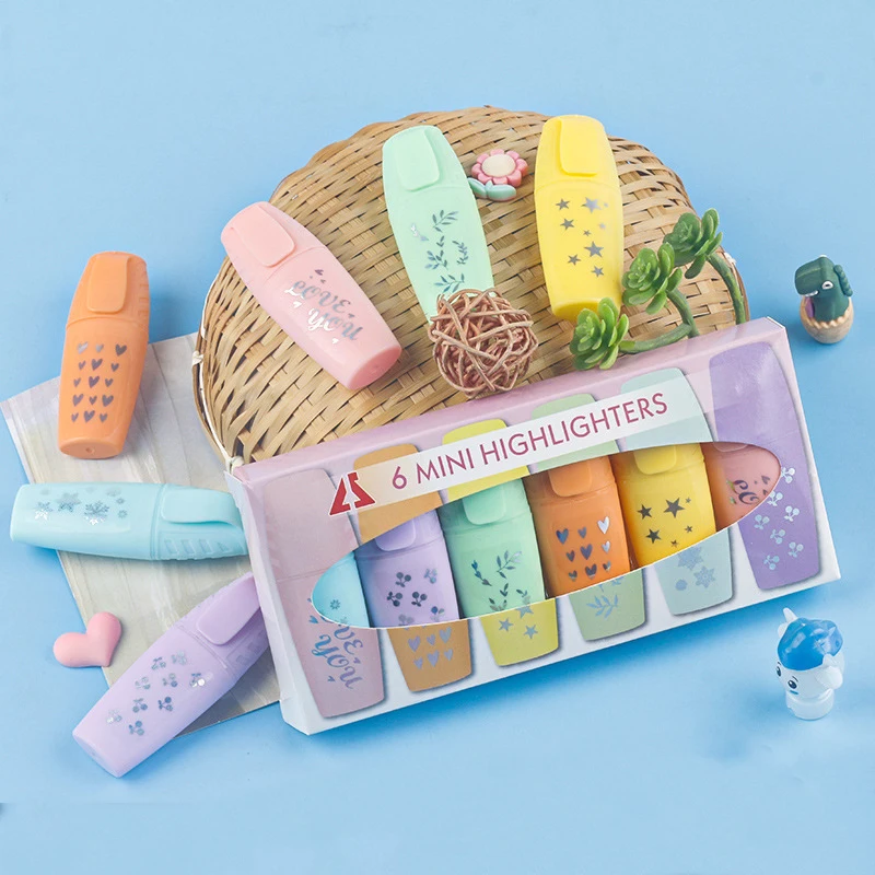 6 pcs/set 1-3-5 set Highlighter