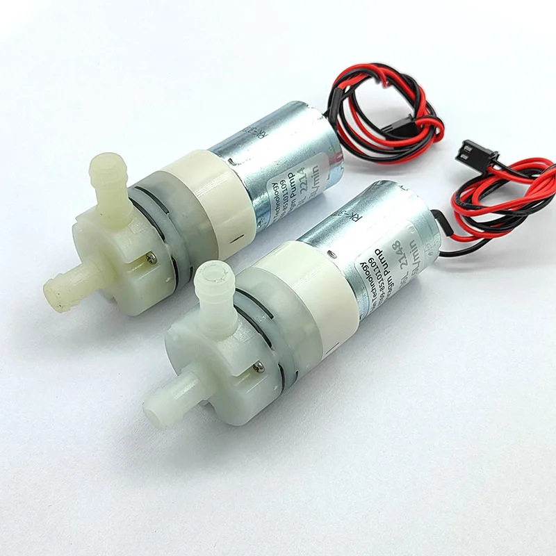 ปั๊มน้ำ370ขนาดเล็กปั๊มน้ำไดอะแฟรมแบบ priming ด้วยตนเองขนาดเล็ก DC 12V 1.3L 0.6L/นาทีปั๊มน้ำดูดน้ำไหลขนาดใหญ่ 1