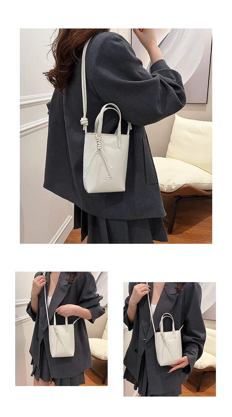 Mini Crossbody Bag - PU Leather Luxury Shoulder Handbag for Women 2024