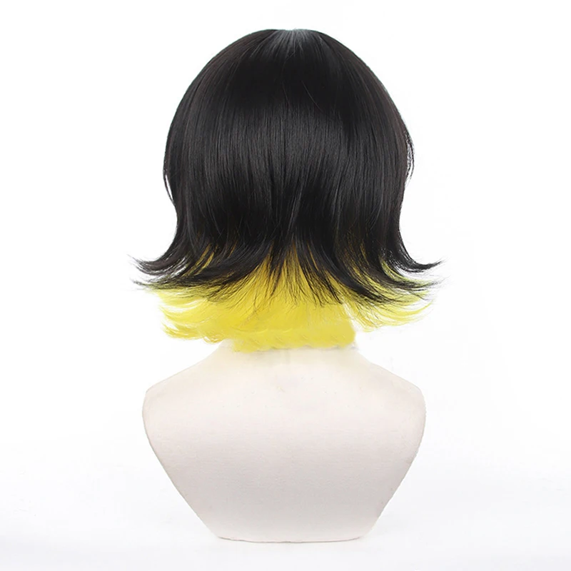Anime Blue Lock Bachira Meguru Cosplay Wig Men Heat Resistant Synthetic Wig Halloween Carnival Role Play Props cosplay wig