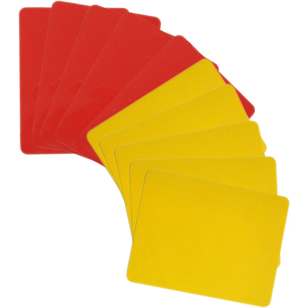 

Red Yellow Cards Soccer Standard Referee Football Match Practical Multi-function