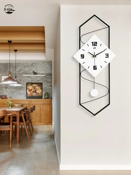 Wooden Modern Long Vertical Creative Clock 6