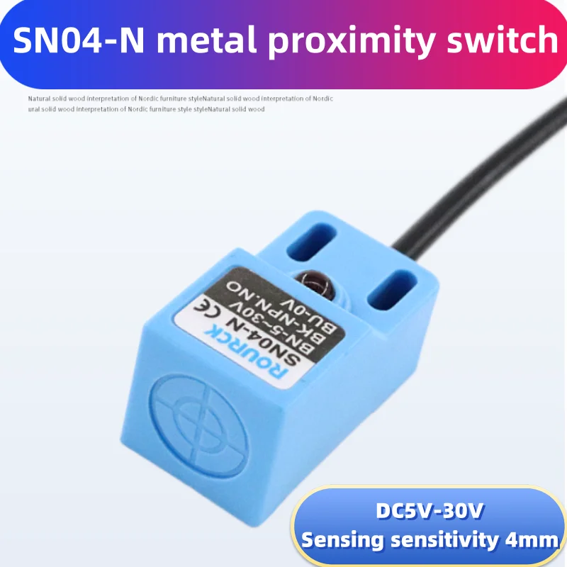 

Metal sensor SN04-N proximity switch three wire NPN normally open DC 5V-30V limit sensor 4mm