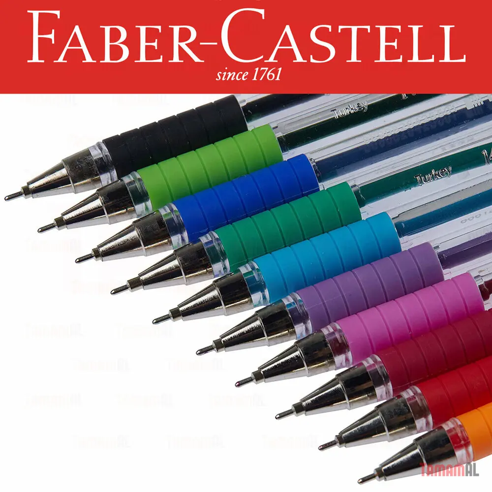 Шариковая ручка FABER CASTELL с 10 цветными контактами набор 1425 |