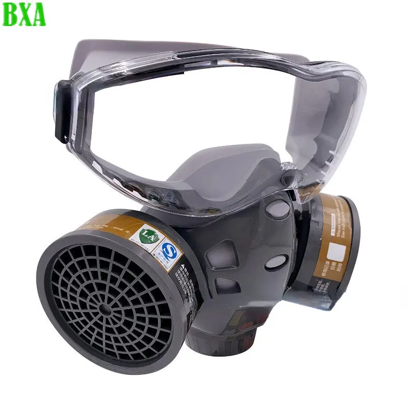 Gas Mask 8200 Protective Chemical Respirator Filters Industrial Paint Spray Organic Vapor Anti-Dust Goggle Safety Professional