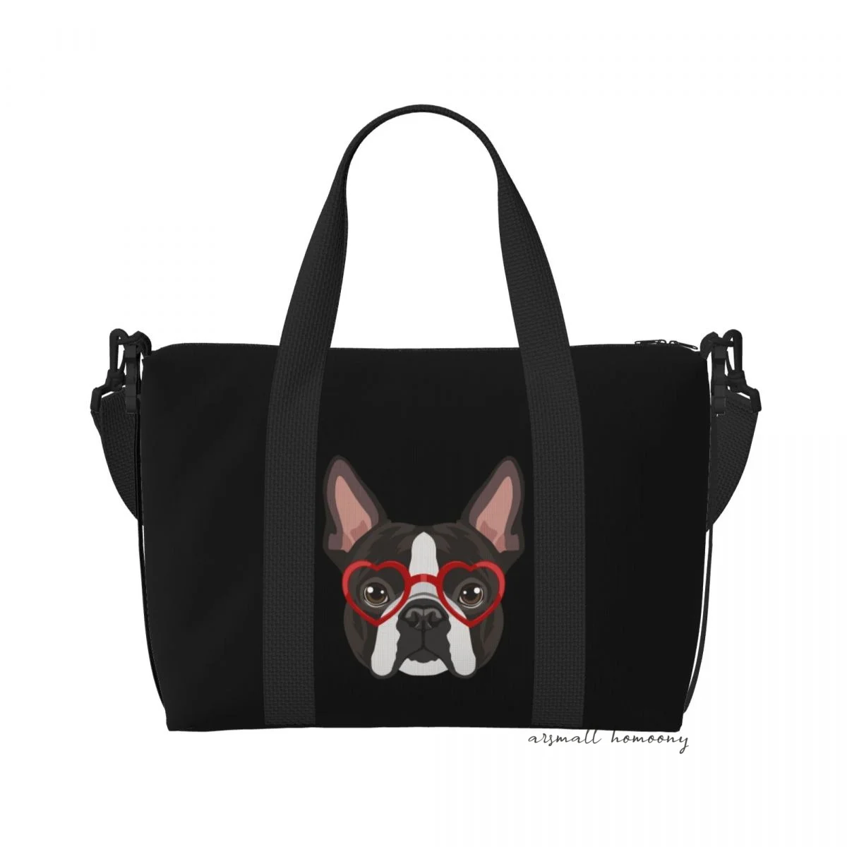 

Милая дорожная сумка с французским бульдогом, персонализированные сумки на выходные с ремешком через плечо, спортивная сумка для женщин