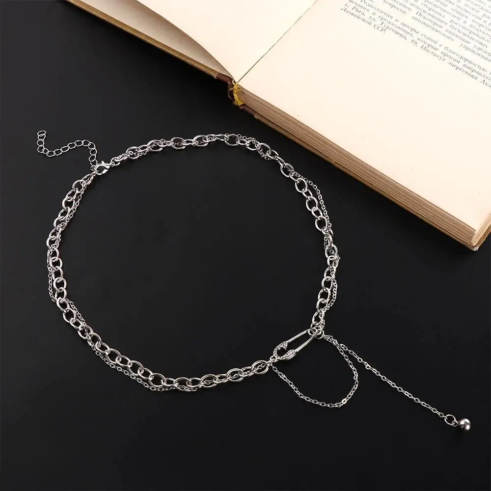 Girls Fashion Dainty Safety Pin Gothic Sweater Necklace Women Clavicle Chain Party Jewelry Korean Style Pendant Necklace 7 Sfd26ee4a35ee44a6a0d257183b1de8603