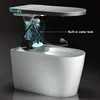 YYHC-Modern auto open electronic toilet concealed  tank one piece intelligent bidet smart toilets 6