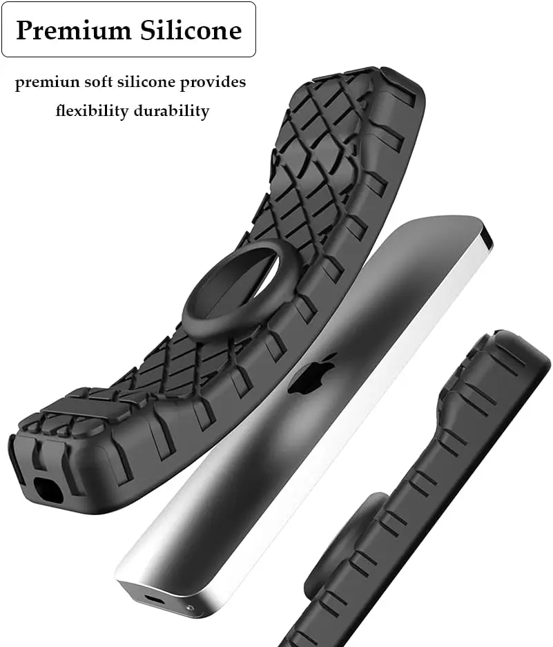 Remote Case for Apple Siri Remote 2nd 3rd Gen Apple 4K HD TV Siri 2nd 3rd Generation AirTag Applicable silicone remote case silicone remote cover silicone remote sleeve remote controller cover silicone case protector
