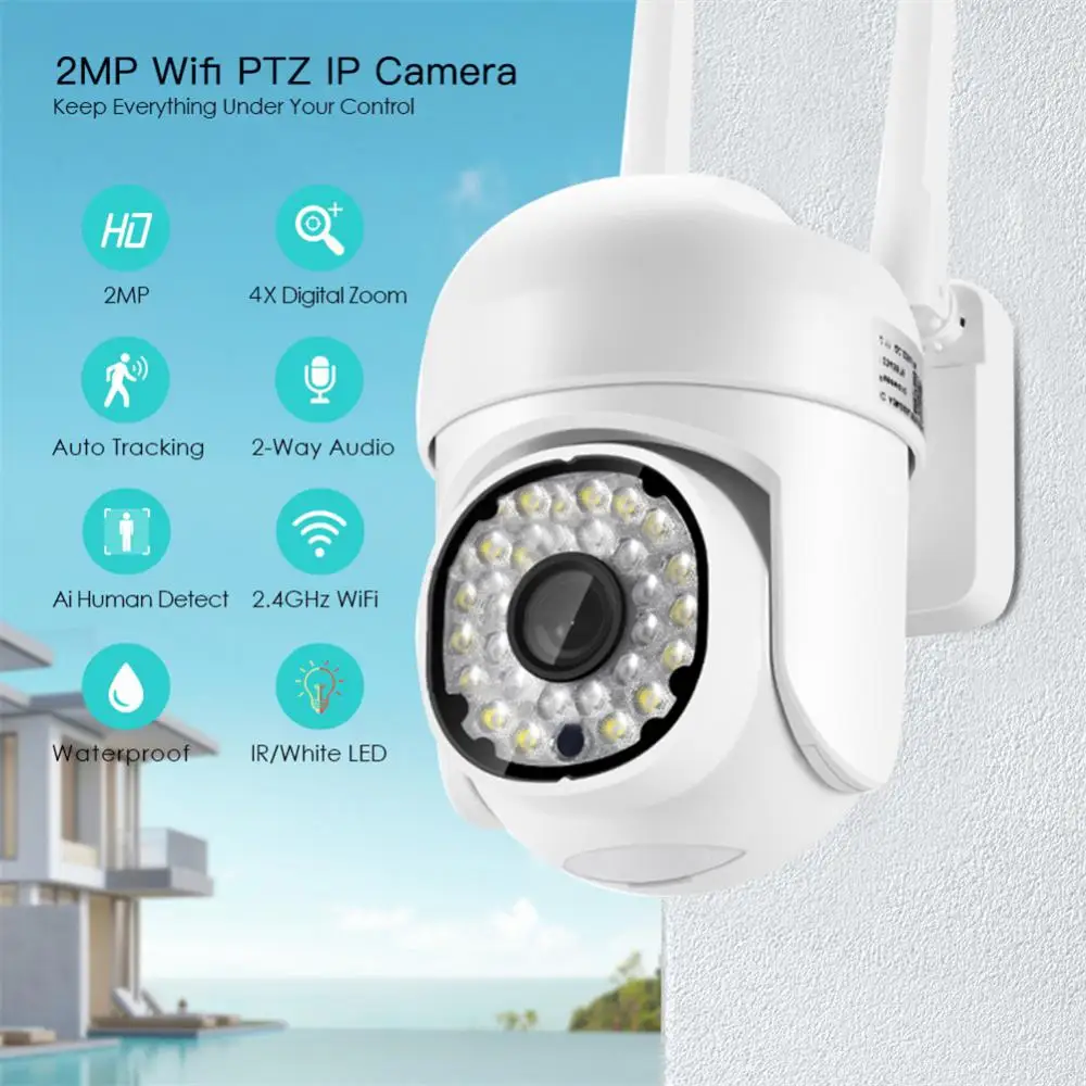 YI Cámara Interior de Vigilancia IP WiFi 1080P, Detección de