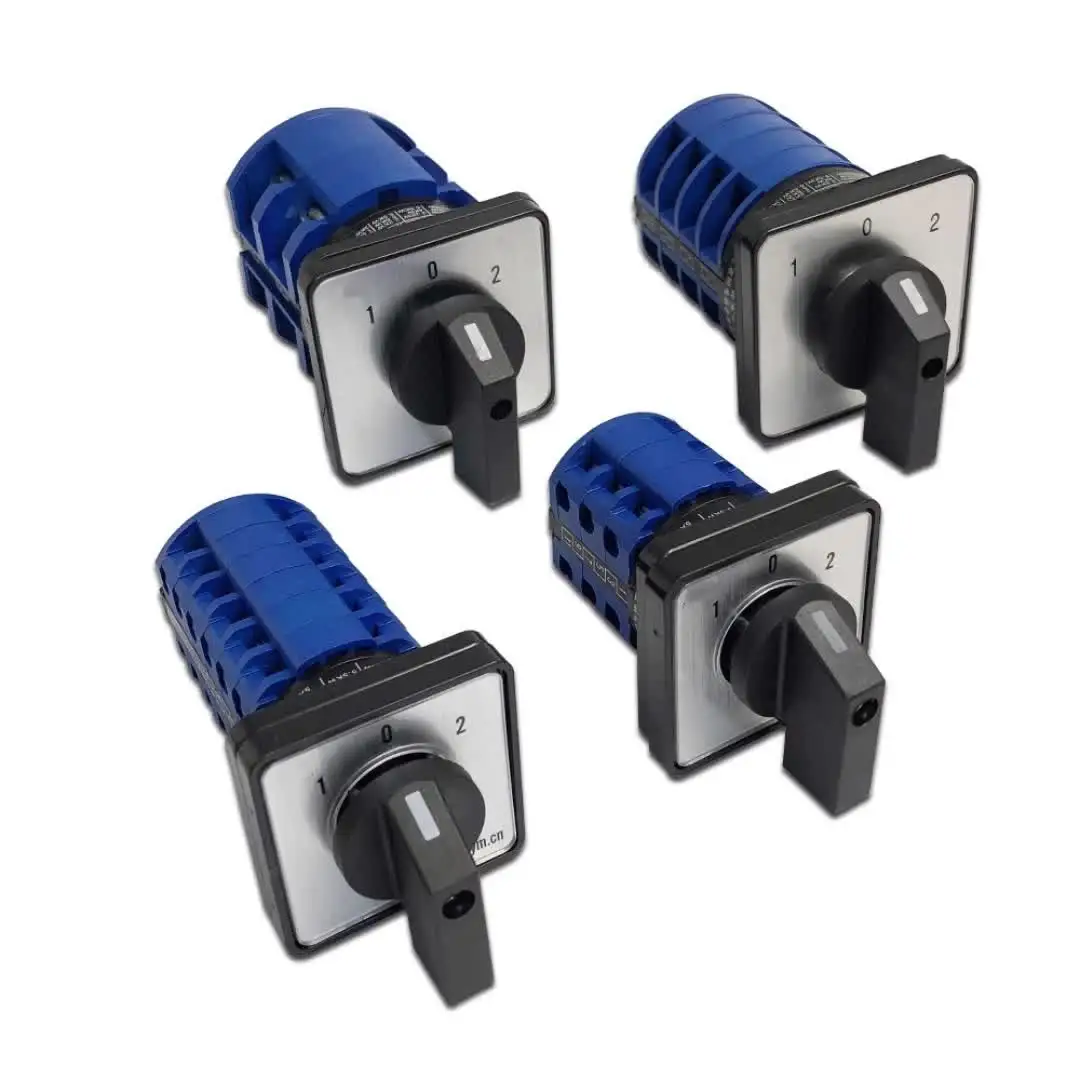 Lw26 125A 3sections 1-0-2 Szw26 Cam Switch Changeover Rotary Switch -  Rotary Switch and Cam Switch SZW26/LW26-20 3NO3NC ON OFF ON 3 Gears Dual Power Switching Change