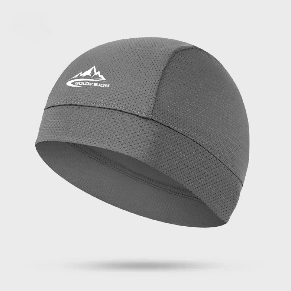 1pc Hat Quick Dry Cycling Cap Motorcycle Helmet Liner Bikes Summer Riding Anti-sweat Hat Quick-drying Windproof Sports Cap