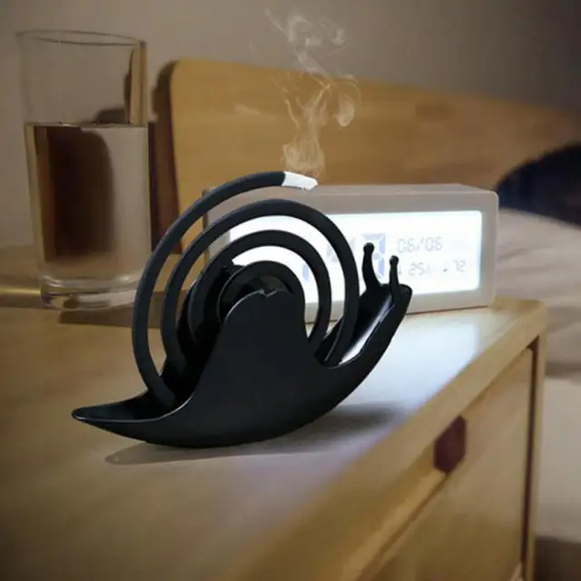 1Dc Csiga Szúnyogtekercs -Tartó Tálcával Északi Stílusú Spirál Nyári Nap Vas Szúnyogtaszító Füstök Rack Tányér Otthoni Dekoráció - Image 3