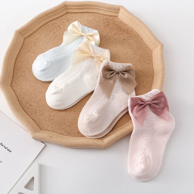 3 Pairs Baby Socks Cotton Girls