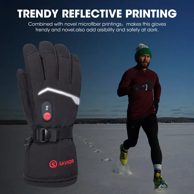 Vihir Waterdichte winterhandschoenen, skihandschoenen voor dames en heren, touchscreen-handschoenen, 3M Thinsulate, warme fietshandschoenen, antislip, winddicht, voor ijsvissen, skiën, snowboarden