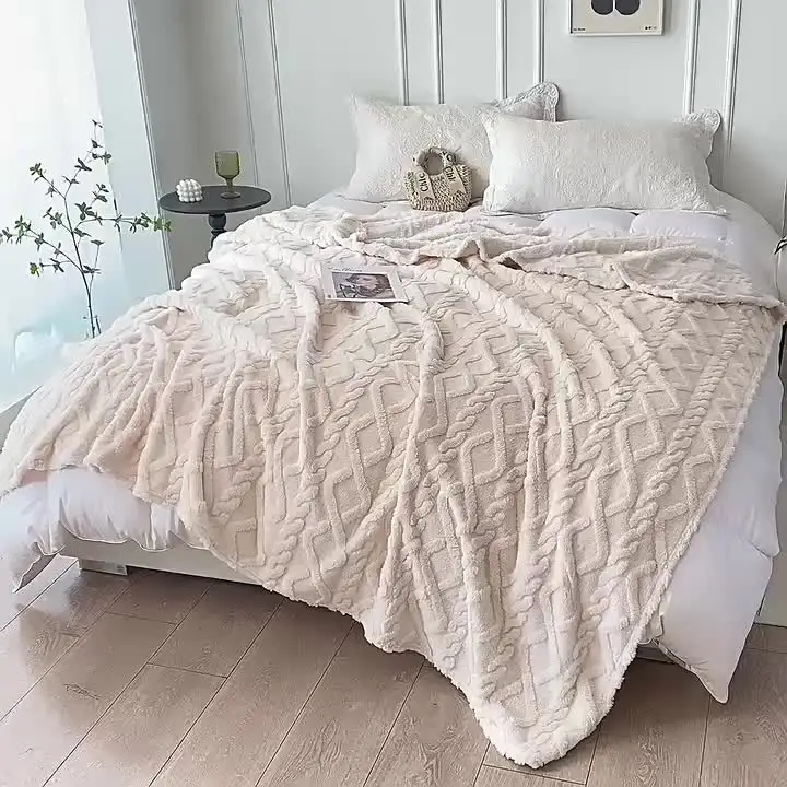 Graziosa coperta in flanella ultra morbida, calda, accogliente, regalo