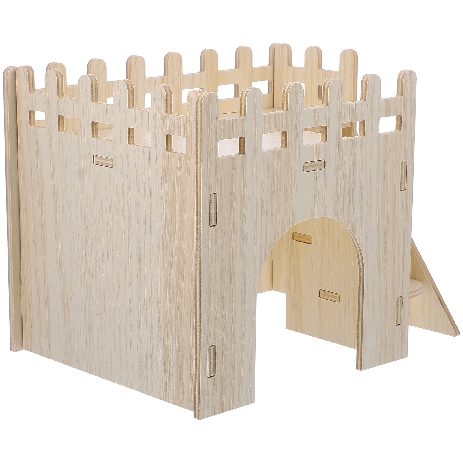

Guinea Pig Maze House Houses and Hideouts Wear-resistant Rat Wooden Playset Hamster Decorative Adorable Supply Cage