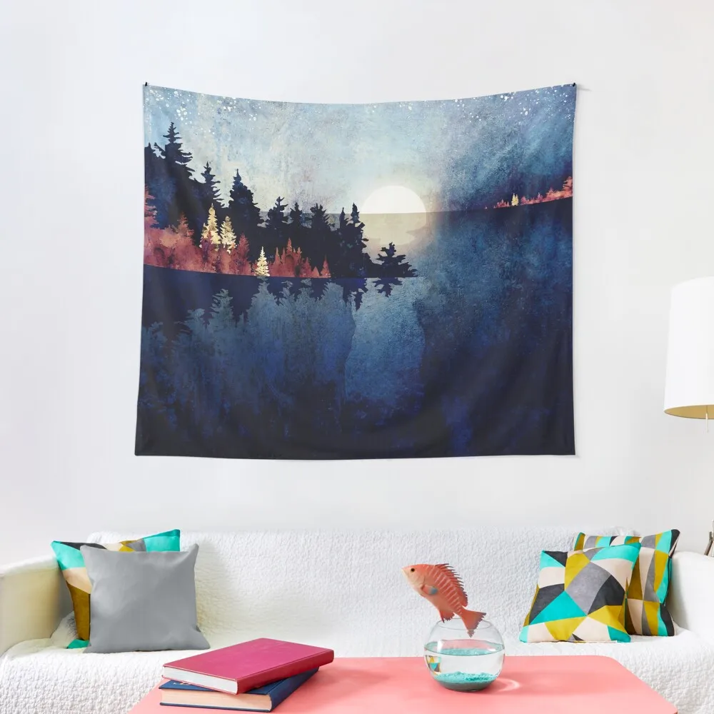 

Autumn Moon Reflection Tapestry Bed Room Decoration