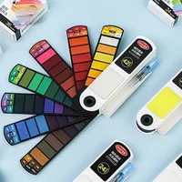 18/24/36/42 Colors Solid Watercolour Paints Set Watercolour Paints Kids Beginners Professionals for Painting School Art Supplies 1