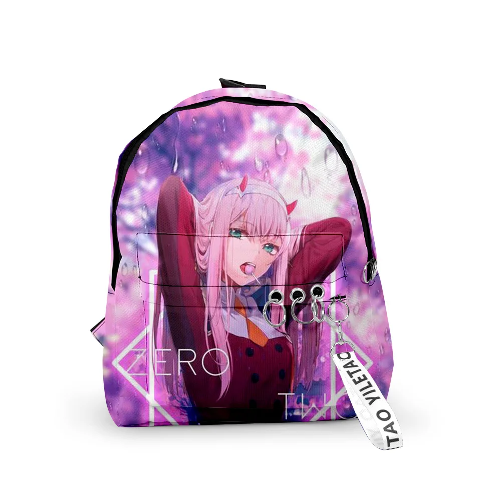 

Забавные рюкзаки Harajuku Zero 2, далинь, школьные сумки для девочек, водонепроницаемые маленькие рюкзаки из ткани Оксфорд с 3D-принтом