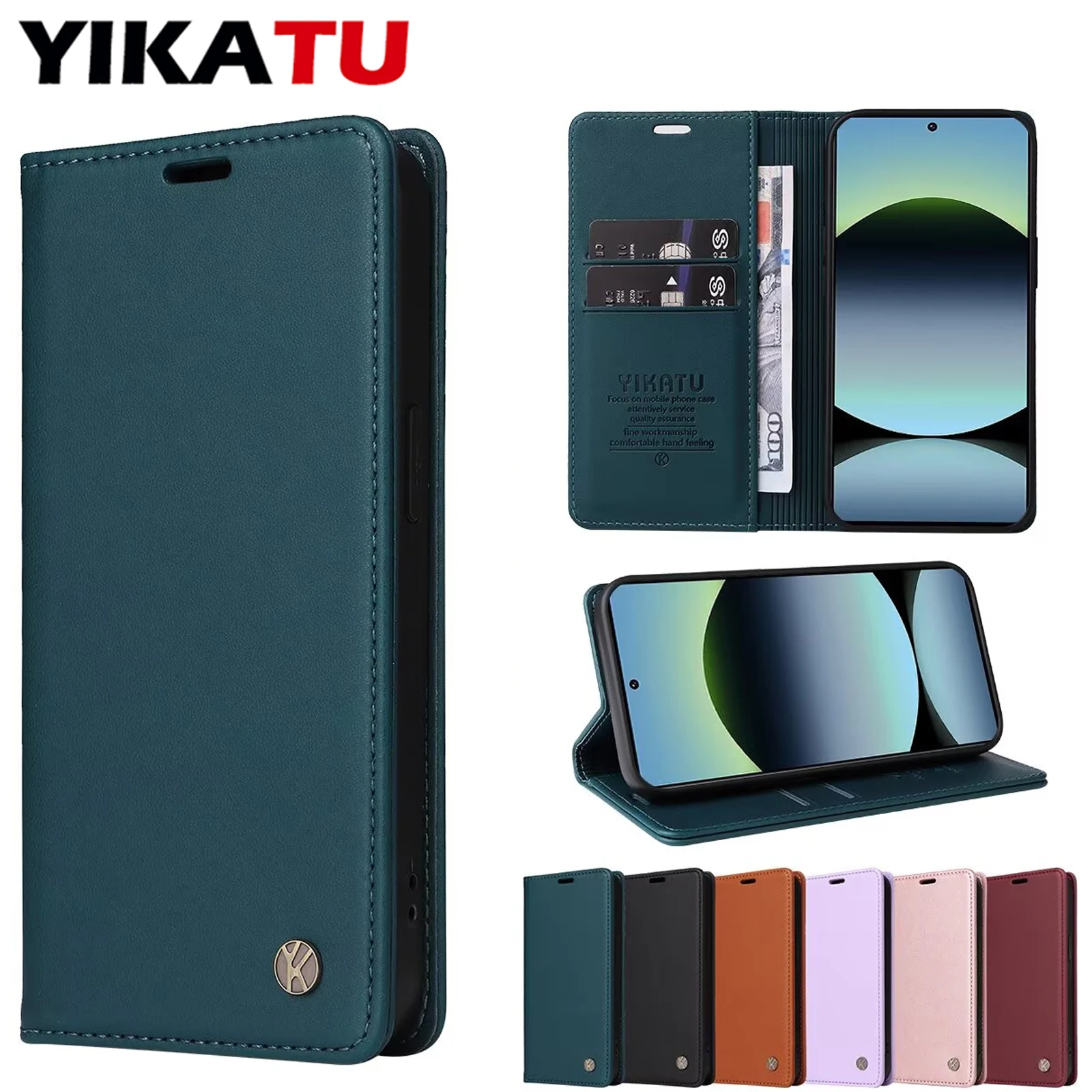 Brieftaschenhülle für Samsung Galaxy A36 A35 A34 A33 A32 A31 A30 A26 A25 A71 4G A70 A56 5G A55 A54 A53 A52 A51 A50 A42 A41 A40 Cover – Detail 1