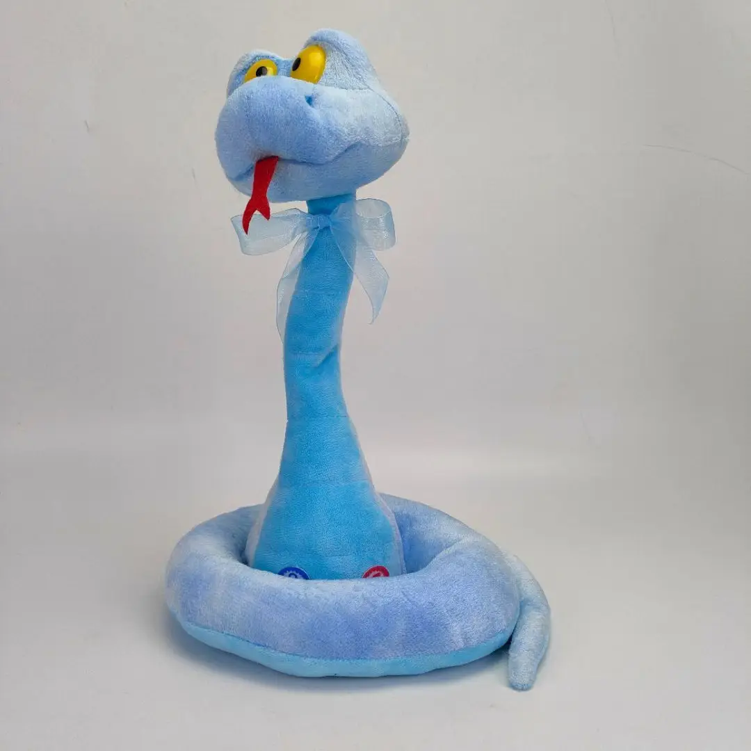 New electric plush toy animal snake recording singing spinning snake children's gift creative New Year zodiac gift