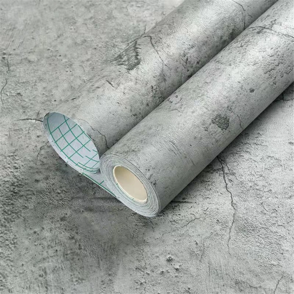Cementowa samoprzylepna tapeta winylowa sypialnia sklep odzieżowy szary Nordic wiatr przemysłowy naklejki ścienne dekoracja pokoju papier przylepny