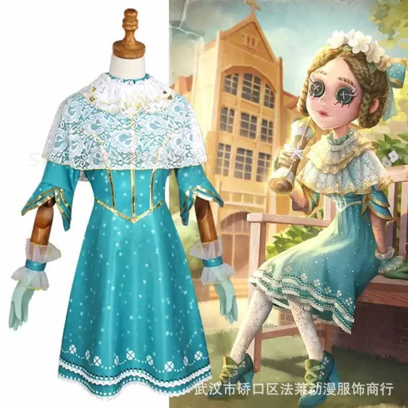 Game Identity V Costume Cosplay Doctor Nurse Emily Dyer Fifth Personality Dress Gilrl Bambini Halloween Cos Suits Party Cloth