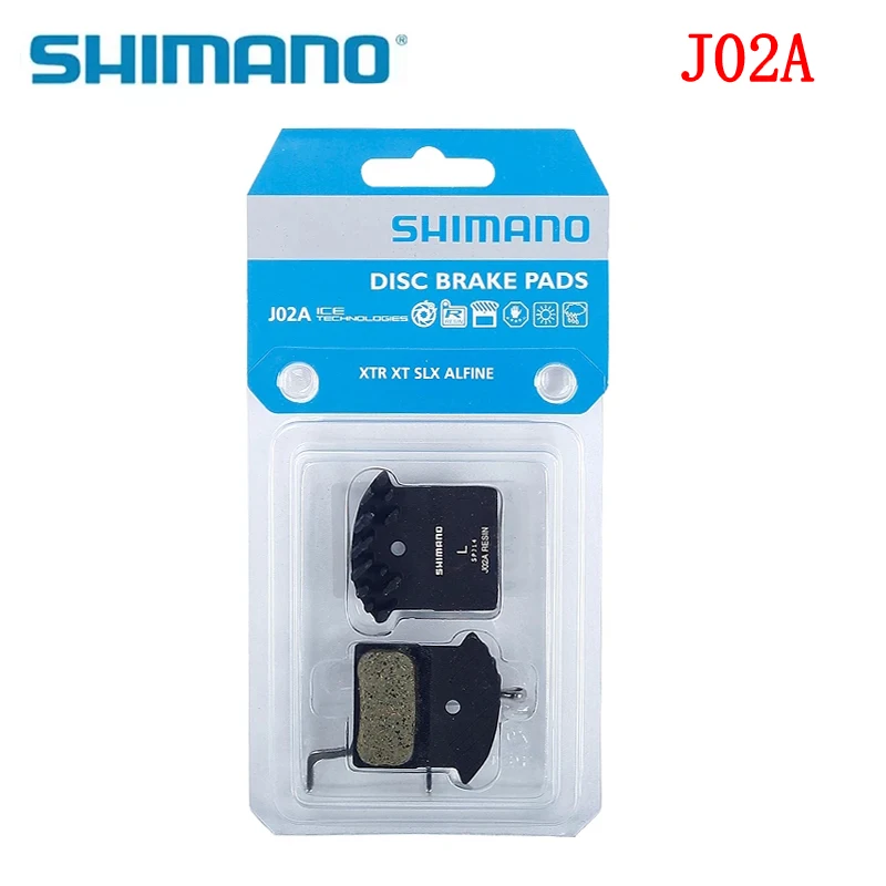 SHIMANO J02A J04C MTB Bicycle Resin Metal Disc Brake Pad Ice Tech Cooling Fin For M9000 M987 M985 M8000 M785 M675 M666 M615 S700