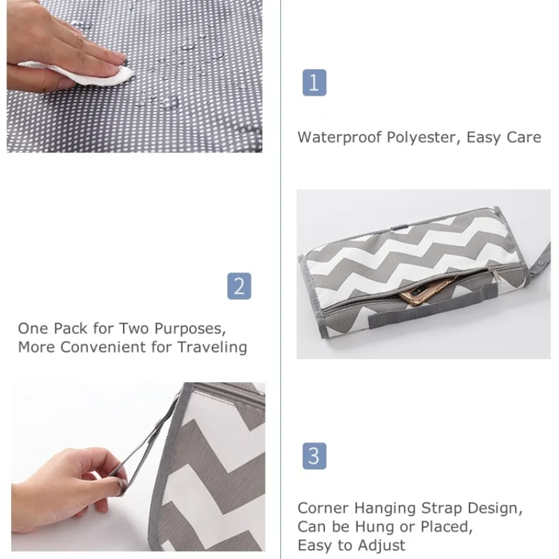 Newborn Portable Baby Diaper Changer Table Multifunction Diaper Changing Mat Cover Infant Stroller Nappy Bag Toddler Item