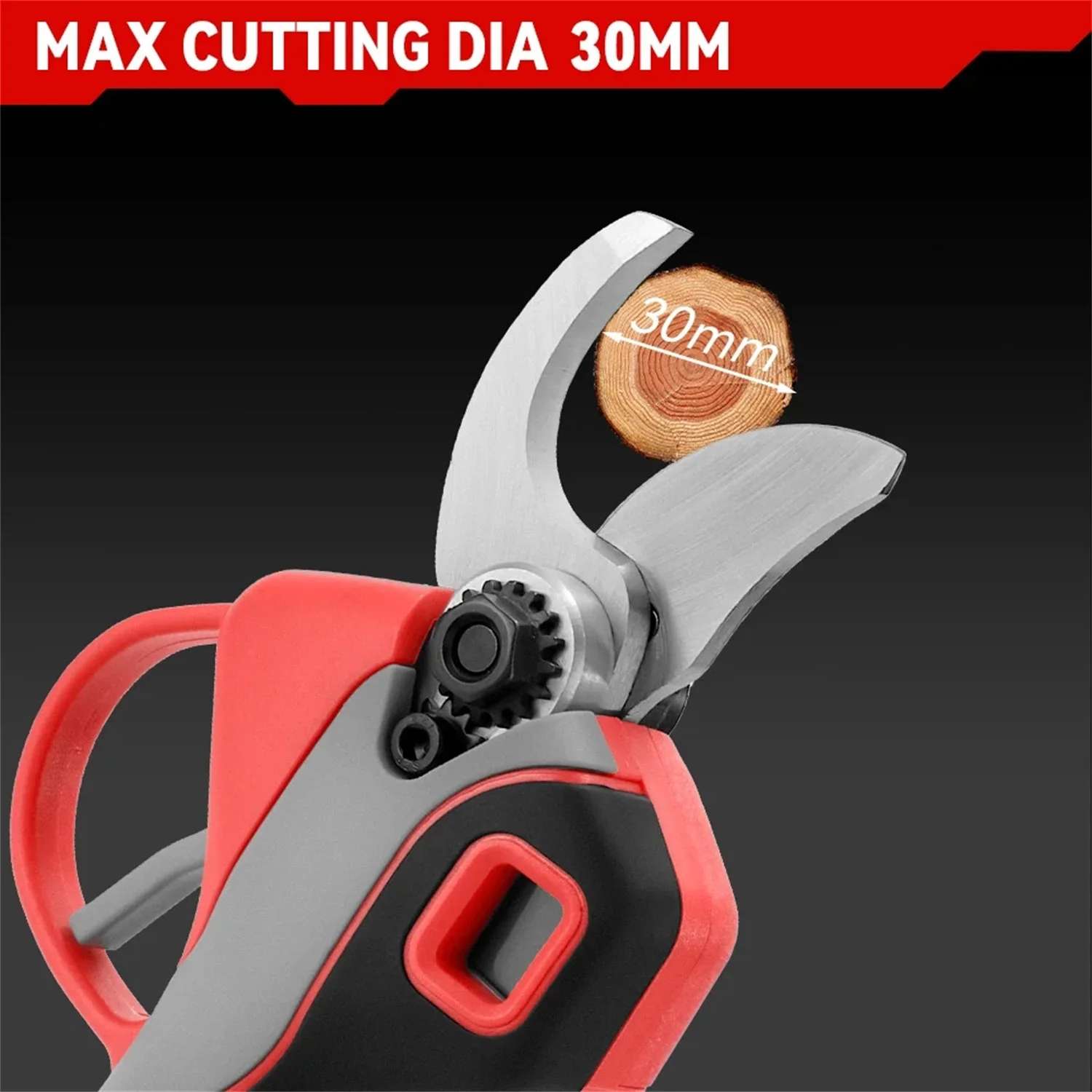 30mm 4Gears Brushless Electric Battery Pruner Pruning Shears Cordless Rechargeable Fruit Tree Pruning Shears For Makita 18V 3