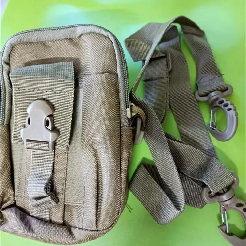 Tactical Waistpack Multifunctional Crossbody Bag 1000D Nylon Waterproof Durable Outdoor Mobile Phone Bag Tactical Accessories