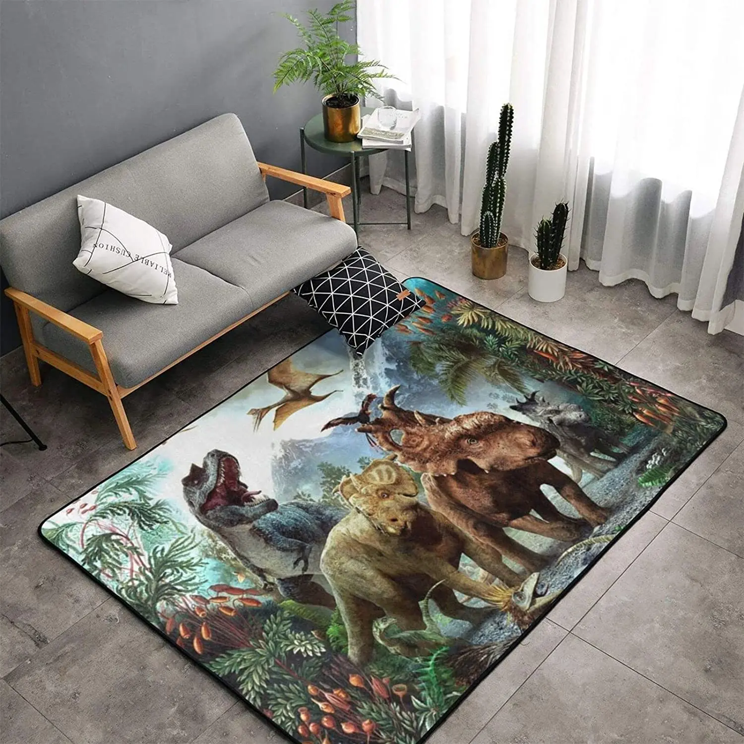 Dinosauro 3D tappeti per ragazzi dinosauro giurassico soggiorno tappeto  camera da letto tappeto morbido tappetino da gioco per bambini tappeto da  cucina zerbino d'ingresso - AliExpress