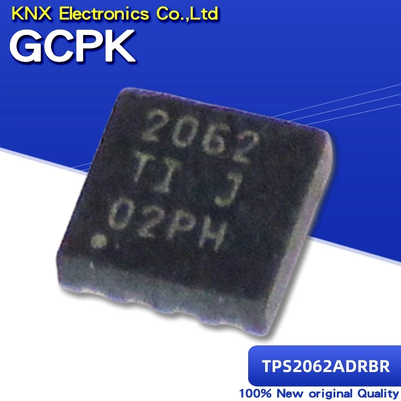 

5 шт., 100% оригинальный новый QFN TPS2062ADRBR TPS2062 2062 QFN-8
