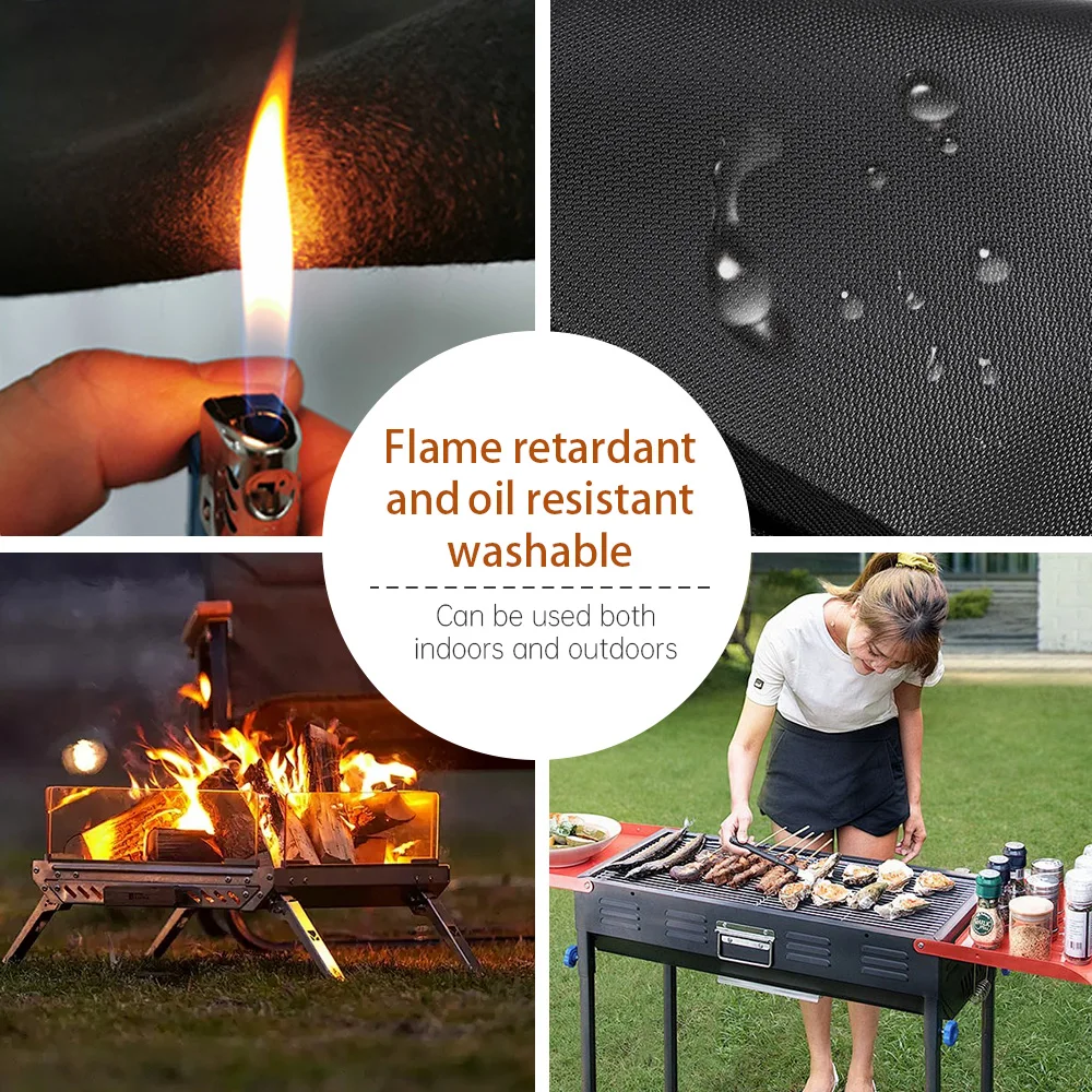 Fireproof Flame-retardant High-temperature Resistant Fireplace Mat Double Layer Fiberglass Floor Protection For Wooden Fireplace floor mat