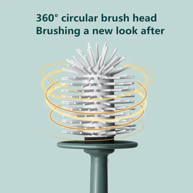 Wc-Kefe Szilikonmentes Falra Szerelt Többfunkciós Három Darabos Tisztító Szerszámok Tartókon Lévő Otthoni Fürdőszobai Kiegészítők Készletei - Image 3