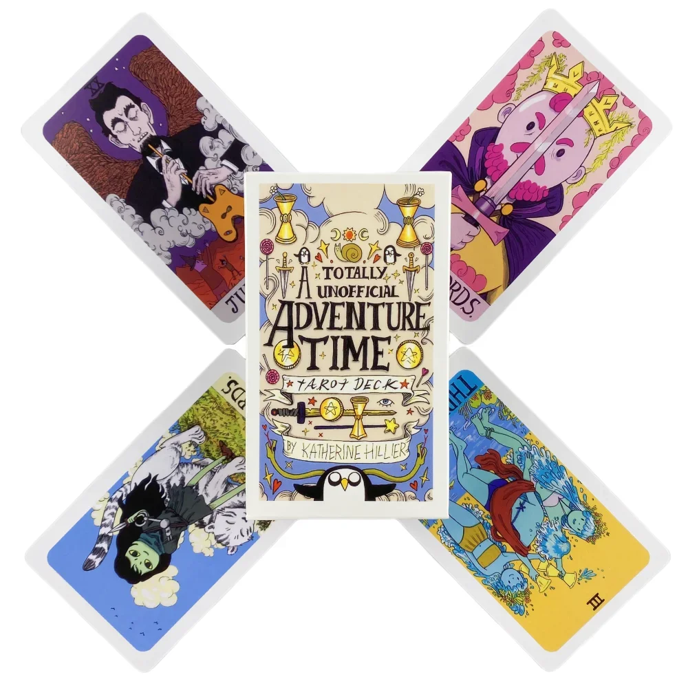 

Adventure Time Tarot Cards A 78 Deck Oracle English Visions Divination Edition Borad Playing Games Board Game Cards