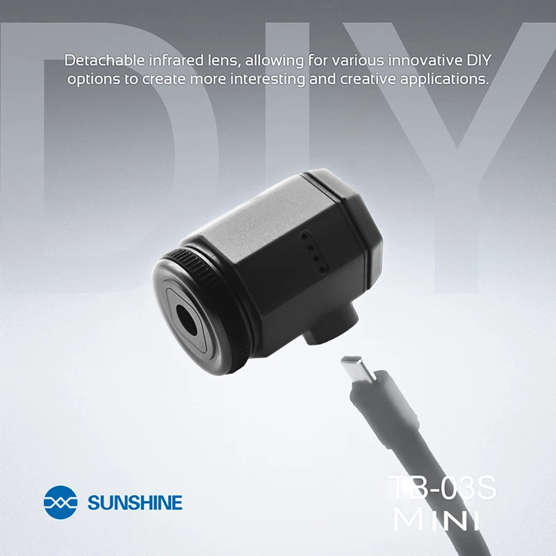 SUNSHIN TB-03SMINI TB-03S 적외선 급속 열화상 카메라, 고화질 열화상, 멀티 플랫폼 지지대