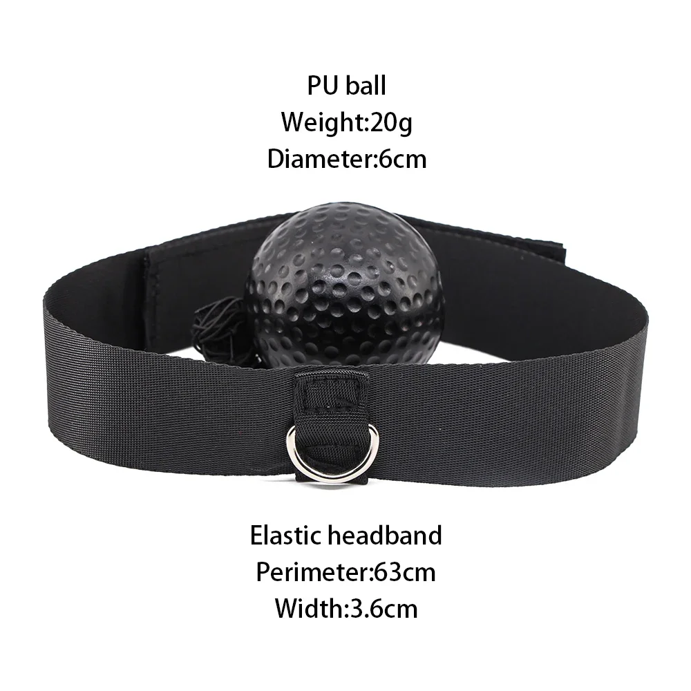 Boxing Reflex Ball Set 3 Difficulty Level Boxing Balls with Adjustable Headband for Punching Speed Reaction Agility Training