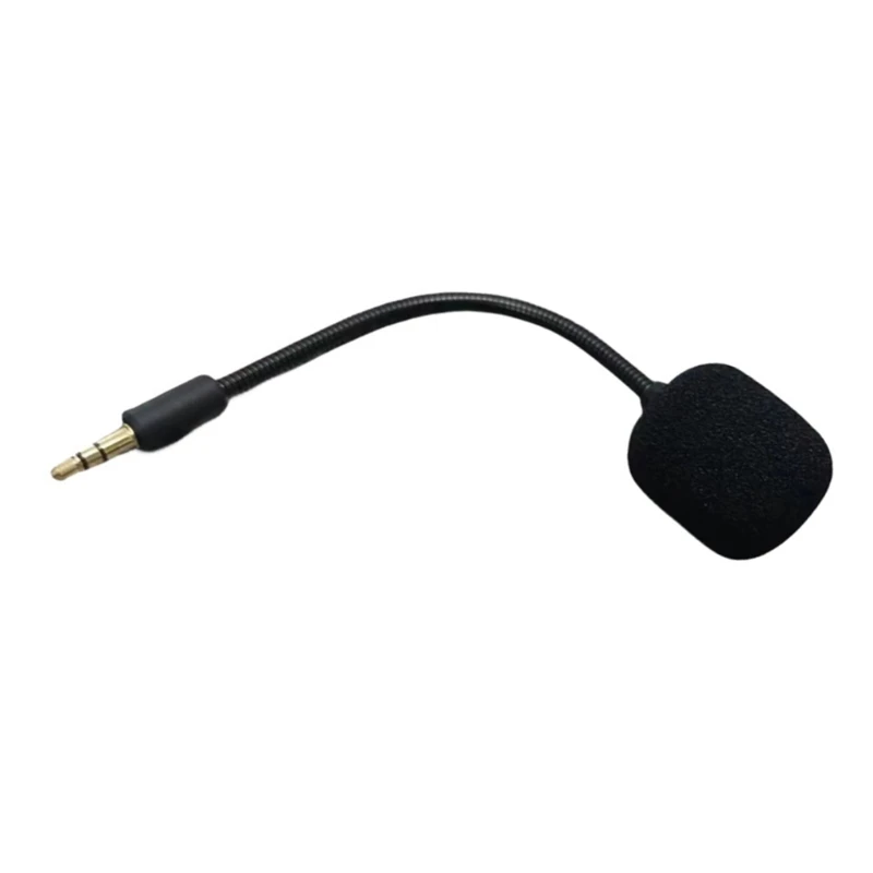 Foam covered 3.5mm Boom Microphone Replacements for BarracudaX Headsets Enjoy Clear Game Sound Microphone 5.91in