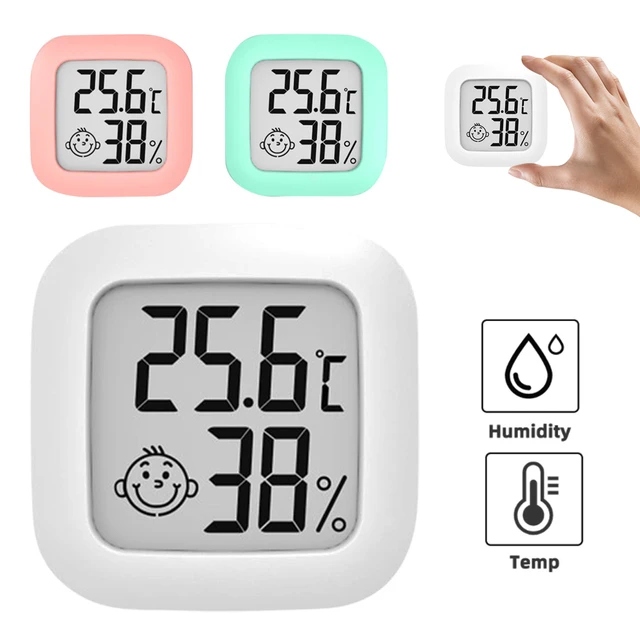 Mini Thermomètre Hygromètre Digital LCD d'Intérieur, Capteur de Température  et d'Humidité, Idéal pour le Contrôle Météorologique à Domicile - AliExpress