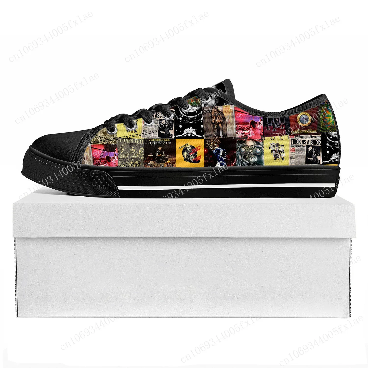 Jethro Tull Folk Band Low Top Good Quality Sneakers Mens Womens Teenager Canvas Sneaker Music Casual Shoes Custom Couple Shoe