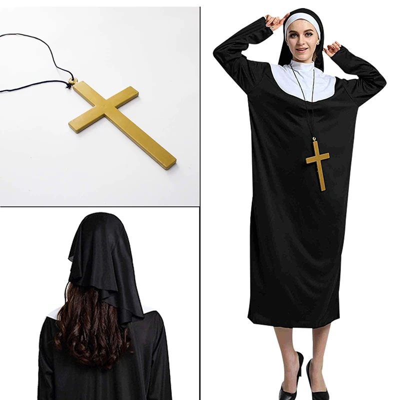 Halloween Costumes Missionary Cosplay Long Robes for Adult Carnival halloween costumes