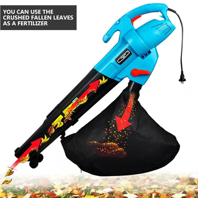 Electric Blower Tree Leaf Pulverizer Outdoor Garden Tools 3000W Blow Suction Machine High Power Blowing And Suction Machine 220V 4