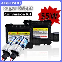 2 Pcs H7 HID Xenon Light Kit 55W H1 H3 H8 H9 H11 9005 9006 H27 880 881 HB3 HB4 Car Headlight Bulbs 5000K 6000K 8000K 12000K 1