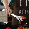 1pc Non Slip Stainless Steel Food Tongs Meat Salad Bread Clip Barbecue Grill Buffet Clamp Cooking Tools Kitchen Accessories 4