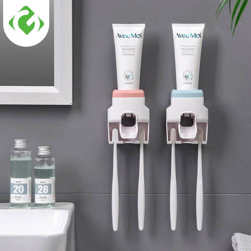 Bathroom Accessories Squeezer Toothbrush Holder Automatic Toothpaste Dispenser 