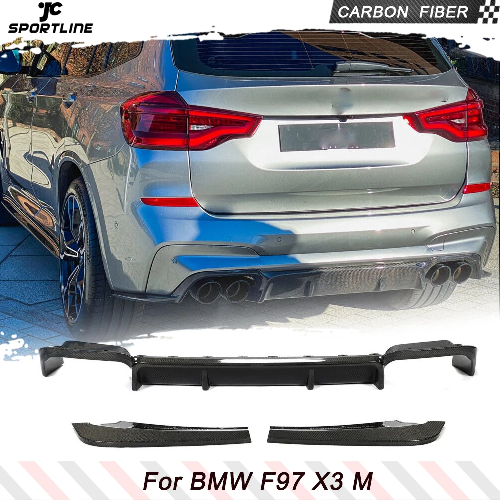 BMW x3 m,g01,f97,lci 2019-2021用カーボンファイバーリアバンパーブレード,リアバンパー AliExpress
