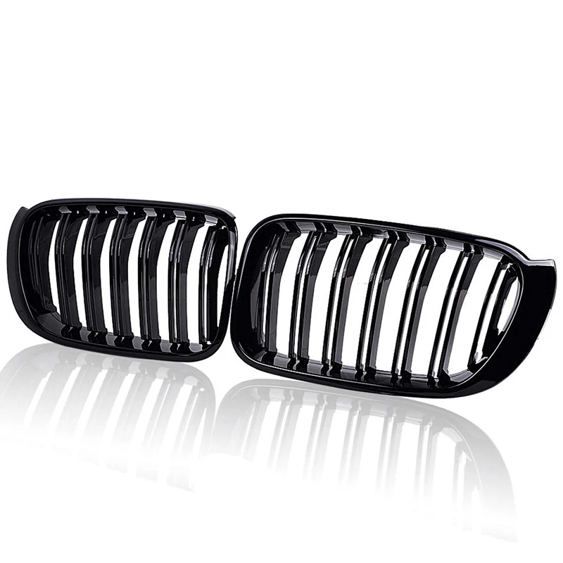 

Front Kidney Grille Double Slat Sport Grill For-BMW X3 F25 X4 F26